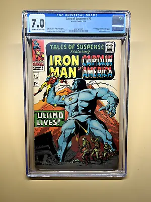 Buy Tales Of Suspense #77 CGC 7.0 (1966 Marvel Comics) 1st Appearance Peggy Carter • 197.89£