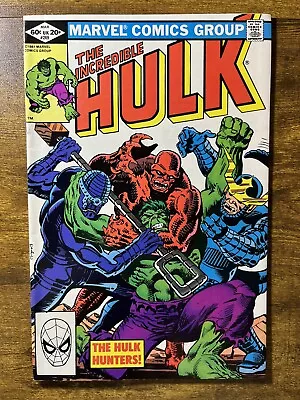 Buy The Incredible Hulk 269 High Grade Direct Edition 1st Team App Hulk Hunters 1982 • 10.68£