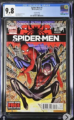 Buy SPIDER-MEN #1~CGC 9.8 NM/Mint~2nd PRINT~First Meeting Miles Morales/Peter Parker • 249.99£