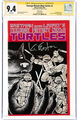 Buy Teenage Mutant Ninja Turtles #1 Fifth Printing CGC SS CGC NM 9.4 Eastman Signed • 349.99£