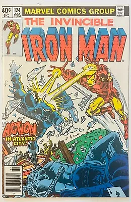 Buy 1979- Marvel- Invincible Iron Man #124- Demon In A Bottle 5/5-Newsstand-NM • 11.86£