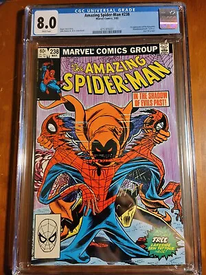 Buy Amazing Spider-Man 238 1983 CGC 8.0 1st Appearance Of Hobgoblin WP W/Tattoos • 239.76£
