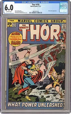 Buy Thor #193 CGC 6.0 1971 3803231016 • 87.95£