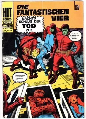 Buy Fantastic Four #101 Germany 1971 Hit Comics - Fantastic Four 231 Jack Kirby • 6£