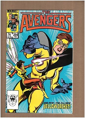 Buy Avengers #264 Marvel Comics 1986 1st Yellowjacket II NM- 9.2 • 3.81£