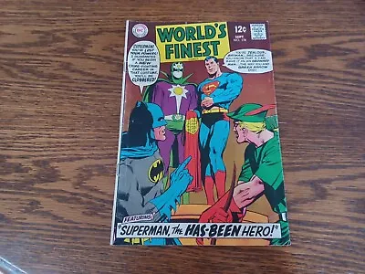 Buy Worlds Finest Comics #178 Superman & Batman 1968 DCComics • 8.75£