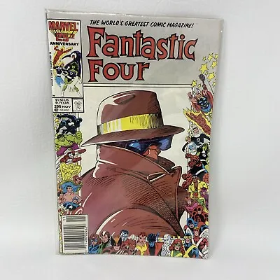 Buy Fantastic Four #296 Newsstand Marvel 25th Anniversary Wraparound Cover Comic • 7.87£