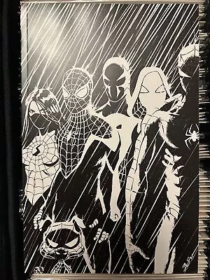 Buy Marvel Voices Spider-Verse #1 SDCC 2023 Benjamin Su B&W Virgin Variant • 20£