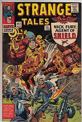 Buy Strange Tales 142 - 1966 - Dr Strange & Nick Fury - Kirby,Ditko - Fine/Very Fine • 24.99£