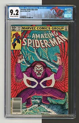 Buy Amazing Spider-Man #241, NEWSSTAND, CGC 9.2, Custom Label, Romita,  Marvel 1983 • 78.94£