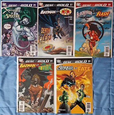 Buy Brave And The Bold (2007) #26,27,28,29,30 NM High Grade Full Run Lot Set • 7.99£