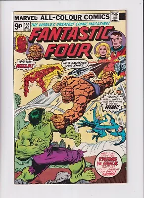Buy Fantastic Four (1961) # 166 UK Price (6.0-FN) (1319853) Hulk 1976 • 13.50£