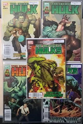 Buy Incredible Hulk #601, 602, 604, 616 & 618 NM Newsstand 5 Book Lot! Early Skaar! • 59.37£
