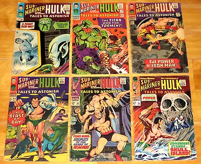 Buy Marvel 1965-1967 TALES TO ASTONISH No. 72, 79, 82 Iron Man Vs Sub, 84 VF, 94, 96 • 46.72£