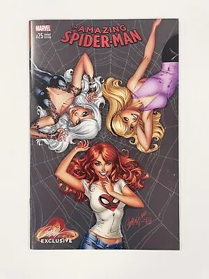 Buy The Amazing Spider-Man #25 - J Scott Campbell Exclusive Variant B 2017 • 75£