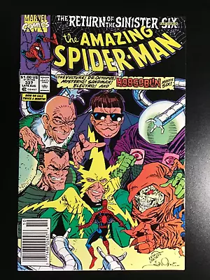 Buy Amazing Spider-man #337 - Marvel 1990 - Sinister Six Vf+ • 14.30£