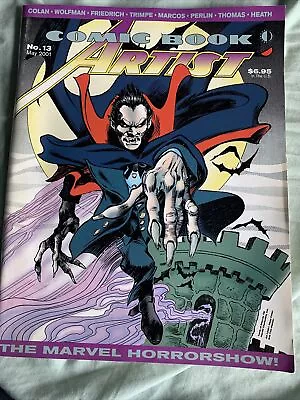 Buy Comic Book Artist #13 2001 Marvel Horror Tomb Dracula Man Thing • 15£