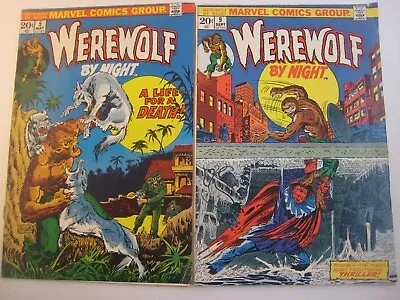 Buy 1973 Marvel Comics Group Werewolf By Night LOT OF 12... # 5,9,13,14,17,18,19,26+ • 138.45£