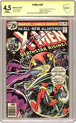Buy Uncanny X-Men #99 CBCS 4.5 SS Chris Claremont 1976 23-11ABD88-014 • 130.62£