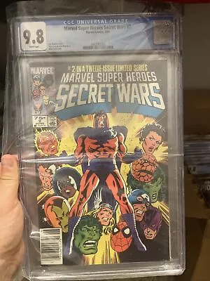 Buy Marvel Super Heroes Secret Wars #2 CGC 9.8 White Pages 1984 • 237.09£