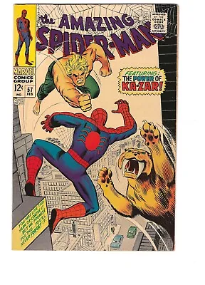 Buy The Amazing Spider-man # 57 Ka-zar Marvel Silver Age! Nm+ Cgc It! Romita Art! • 280.21£