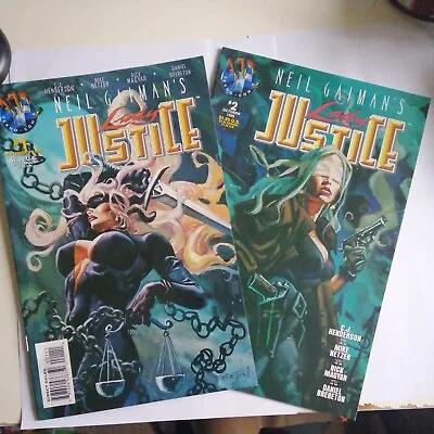 Buy Neil Gaiman's Lady Justice Comic Issue #1 & #2 1995 Vintage Tekno Comics 1st Iss • 11.50£