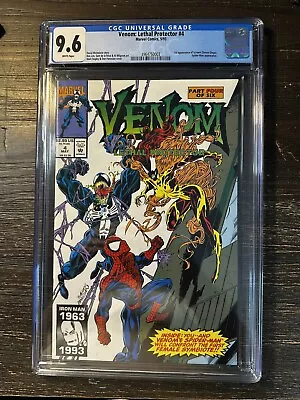 Buy Venom: Lethal Protector #4 CGC 9.6~WHITE PAGES (1993)🔥📈1st. APP. Of Scream • 31.62£