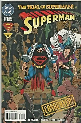 Buy Free P & P; Superman #106 (November 1995);  The Trial Of Superman  • 4.99£