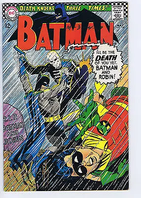 Buy Batman #180 DC Pub 1966 Death Knocks Three Times ! 1st Appearance Of Death-Man ! • 119.93£
