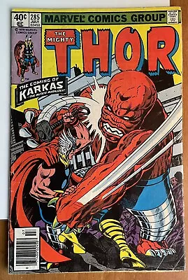 Buy Thor Vol. 1 #285 (Marvel, 1979)- Newsstand- G/VG- Combined Shipping • 1.97£