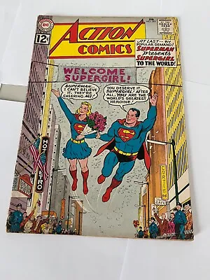 Buy Action 285 Supergirl Intro To World -DC Apology For 2 Cent Increase Key Issue • 94.87£