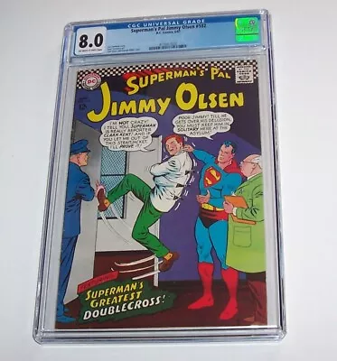 Buy Superman's Pal Jimmy Olsen #102 - DC 1967 Silver Age Issue - CGC VF 8.0 • 99.94£