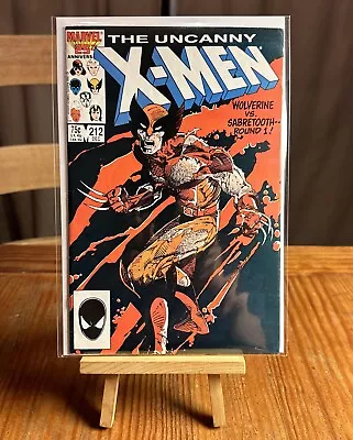 Buy Uncanny X-Men #212 1986 1st Wolverine / Sabretooth Battle Marvel VG/FN • 7.99£