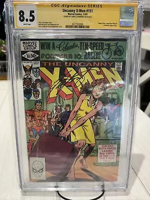 Buy X-Men 151 CGC 8.5 Signed Chris Claremont Marvel Comics 1981 Kitty Pryde Leaves • 78.27£
