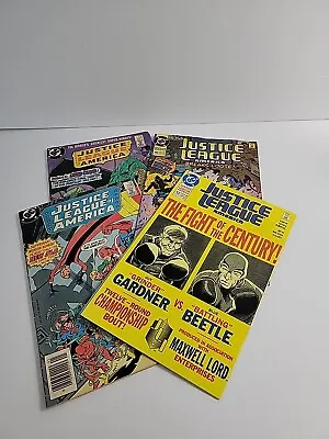 Buy Justice League Of America  1984,85,91,93  Bagged & Boarded Lot Of 4 • 7.23£