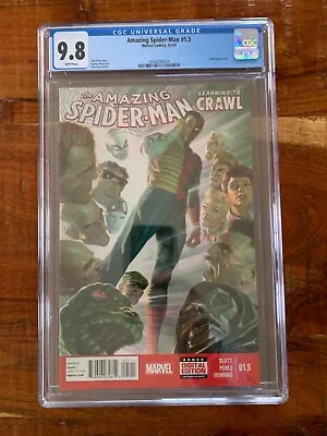 Buy Amazing Spider-Man 1.5 (2015) Dynamic Forces Alex Ross Variant CGC 9.8 NM+ • 90£