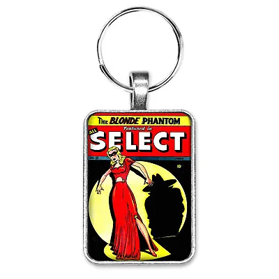 Buy The Blonde Phantom In All-Select Comics #11 Cover Key Ring / Necklace Comic Book • 10.23£