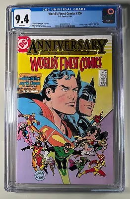 Buy (CGC 9.4) World’s Finest #300  2/84  [JLA, New Teen Titans & Outsiders] • 100.44£
