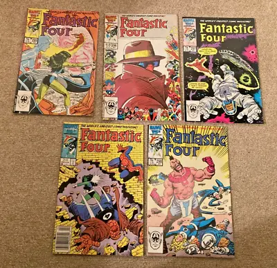 Buy Fantastic Four 295, 296 297 298 299 – Bronze Age Marvel Comics – FN/VFN • 14.99£