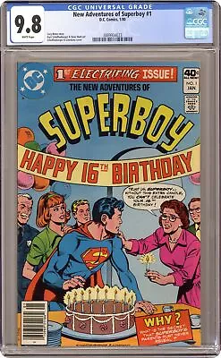 Buy New Adventures Of Superboy #1 CGC 9.8 1980 3889934023 • 83.01£