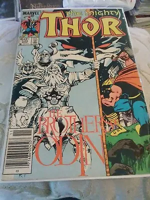 Buy The Mighty Thor #349, Newsstand Cover, Origin Of The Odinforce, 1984, Marvel • 11.15£