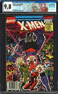 Buy X-Men Annual #14 CGC 9.8 NM/MT NEWSSTAND! 1st APP Gambit! Custom Label-1990 • 629.90£