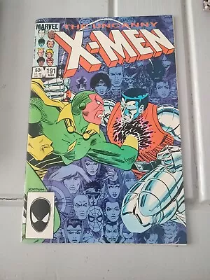 Buy UNCANNY X-MEN #191 Comic , 1ST APP NIMROD MARVEL COMICS 1985 • 10£