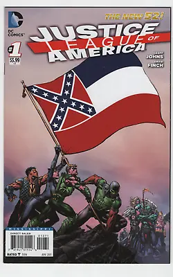 Buy Justice League Of America #1  Controversial Mississippi Variant DC Comics 2013 • 72.98£