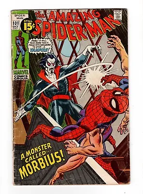 Buy Amazing Spider-man #101, GD/VG 3.0, 1st Appearance Of Morbius • 170.98£