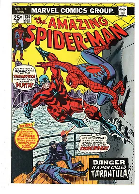 Buy Amazing Spider-man #134 (1974) - Grade 9.0 - 1st Appearance Of The Tarantula! • 359.78£