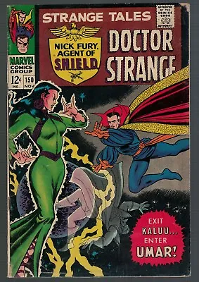 Buy Marvel Comics Strange Tales 150  VG 4.0  1966 Hydra Appearance Madame • 44.99£
