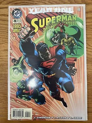 Buy Superman: The Man Of Steel Annual 1995 #4 Simonson / Leon DC Comics • 3.99£