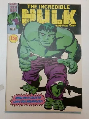 Buy Incredible Hulk #4 Marvel Digest Series British Comic Pocket Book • 8.99£