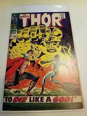 Buy Thor #139 Marvel 1967 Stan Lee & Jack Kirby Ulik 1st Cover Apeparance Of Sif • 11.98£